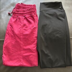 Kids Maroon Franki Sweatpants & Amazon Leggings NWT